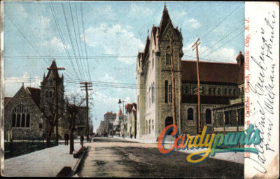 Atlantic City, N.J. Roman Catholic Church Valentine Postcard