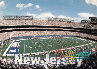 East Rutherford, NJ Giants Stadium Football Stadium View 4"x6" Continental Postcard