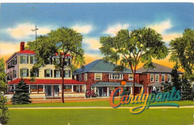 Ocean Park, ME Curtis Restaurant and Variety Store Postcard