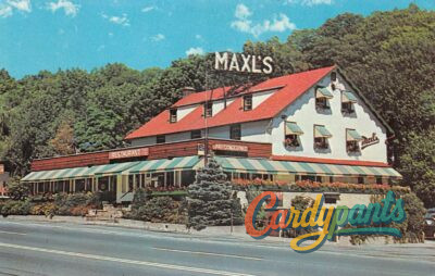 White Plains, NY Maxl's Restaurant Landmark in Westchester County Postcard
